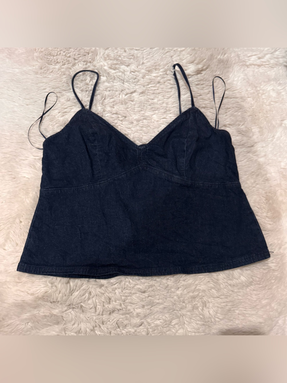 Abercrombie & Fitch Denim Babydoll Cami